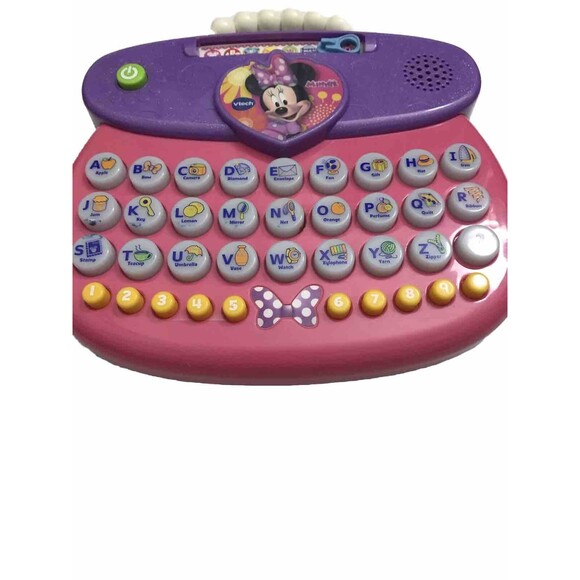 V tech Disney Minnie Mouse Purse ABC  Alphabet & Numbers One Size - Picture 4 of 9